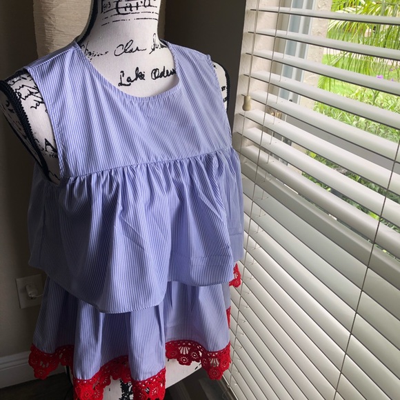 English Factory Baby doll top sz S - Picture 4 of 6